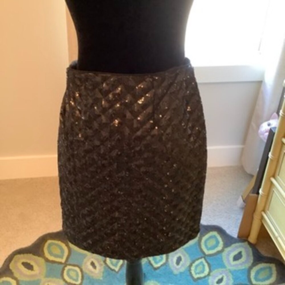 Banana Republic Hologram Sequin Mini Size 12